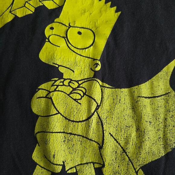 THE SIMPSONS Bartman Tee, M – 2013 Graphic Cartoon Core Grunge Fade Street Style - Picture 5 of 7